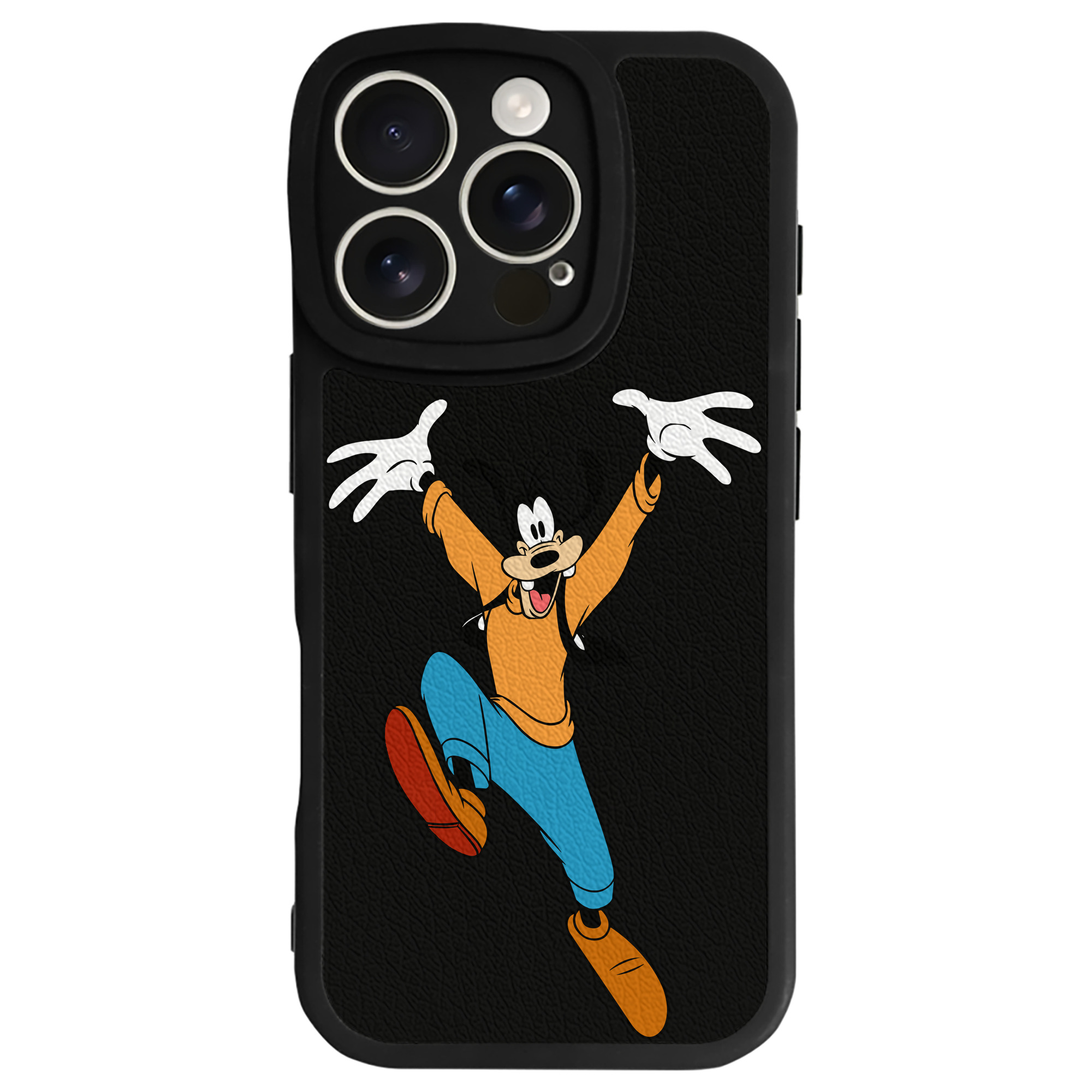 （画像用） ミッキーマウス Mickey Mouse 【iPhone 16シリーズ対応】シリコンスマホケース（レザー調） 材質：シリコン